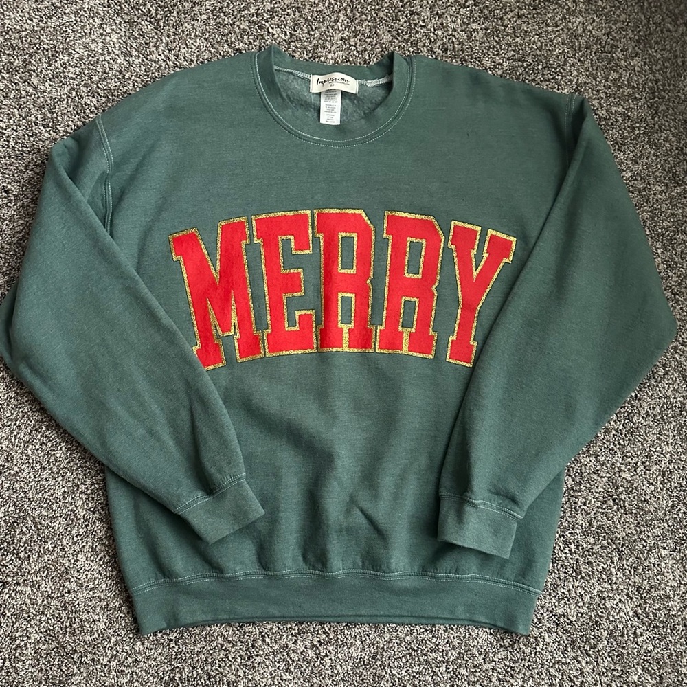 Merry Green Sweater